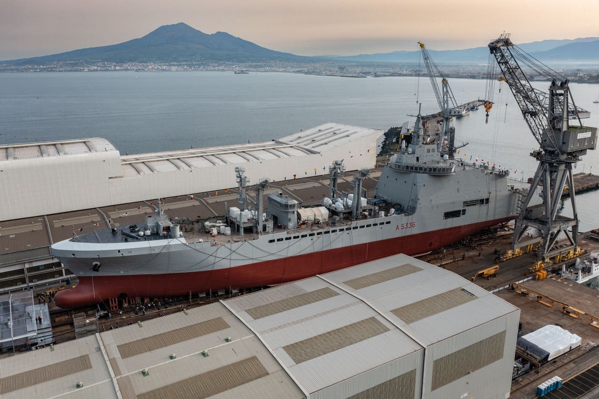 Varata Da Fincantieri La Nave Atlante Destinata Alla Marina Militare