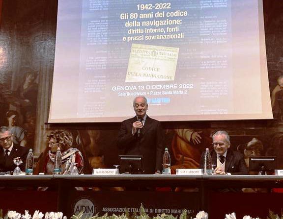 Gli 80 anni del codice della navigazione al centro dell'ultimo convegno di  Aidim - Shipping Italy